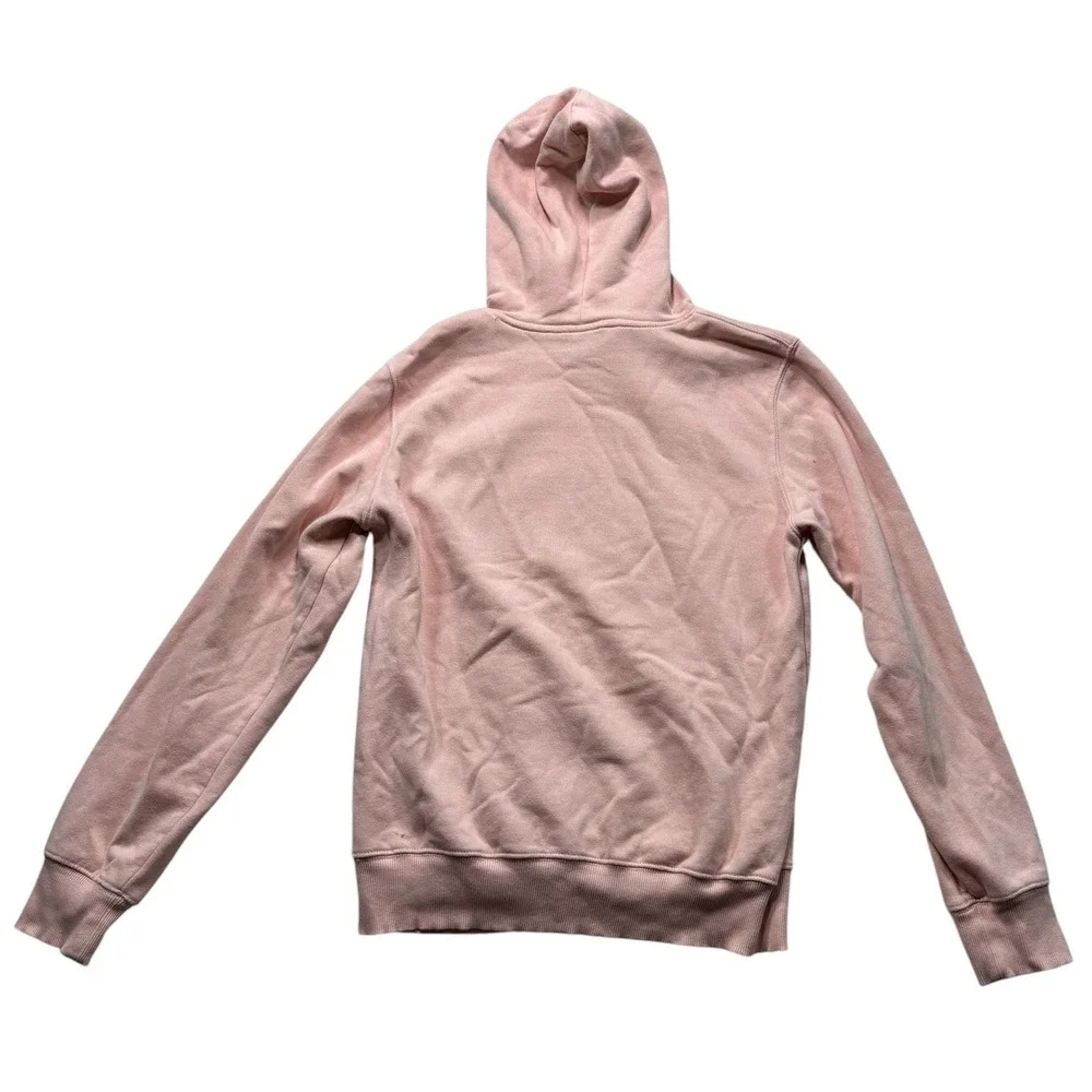 The North Face Mens Half Dome Logo Hoodie Peach Pink‎ Sweatshirt Small  #1139